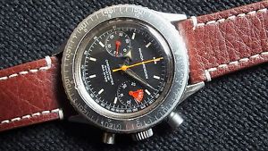 Vintage NIVADA GRENCHEN CHRONOMASTER AVIATOR Sea diver Swiss made.