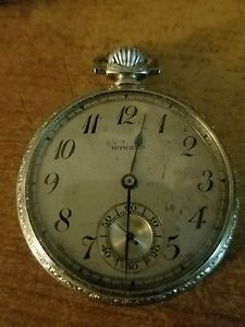 17 jewel keystone Howard solid white gold