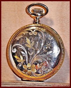 23 JEWEL16 SIZE WALTHAM RIVERSIDE MAXIMUS HUNTING CASE RARE DIAL NEAR MINT 1906