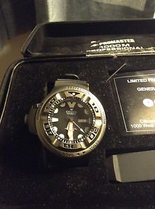Citizen Titanium Autozilla NH6931-06E  Promaster 1000 wristwatch ultra rare