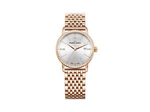 Maurice Lacroix Eliros Date Ladies Quartz watch, Diamonds, Silver, 30mm