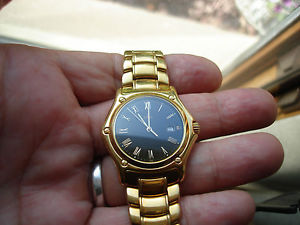 Beautiful EBEL 1911 Solid 18kt Yellow Gold Bracelet Watch Wristwatch Swiss Rare