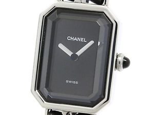 Polished CHANEL Premiere Size M Steel Quartz Ladies Watch H0451 (BF105132)