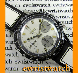 Vintage Wyler Stainless Steel Incaflex Chronograph Valjoux 72 -UNTOUCHED DIAL