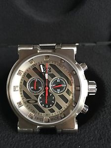 Brand New Oakley Hollow Point Titanium Bracelet Black Dial 26-304 S000652