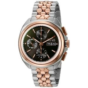 Bulova Accu Swiss Men's 65B168 Mechanical Hand Wind Two Tone Watch