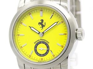 Polished GIRARD PERREGAUX Ferrari Steel Automatic Mens Watch 8030 (BF089882)