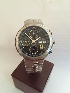 Vintage Ferrari by CARTIER black dial chronograph automatic R7750
