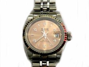 Auth Tudor Stainless Steel Princess Date Watch Silver 92414