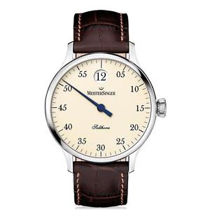 MEISTERSINGER UNISEX SINGLE HAND SALTHORA 40MM BROWN AUTOMATIC WATCH SH903