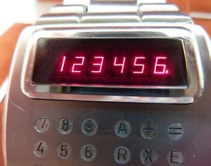 Montre PULSAR Led calculatrice vintage 1975 – Time computer calculator watch