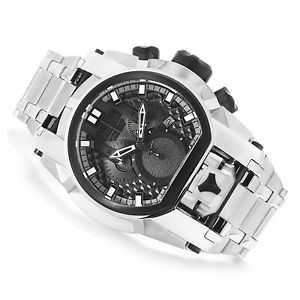 Invicta Reserve 52mm Magnum Quartz Dual Movement Stainless Steel Bracelet Watch