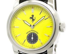 Polished GIRARD PERREGAUX Ferrari Steel Automatic Mens Watch 8030 (BF102708)