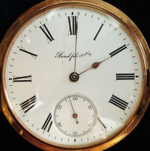 Gold Pocket Watch.Borel Fils & Cie.