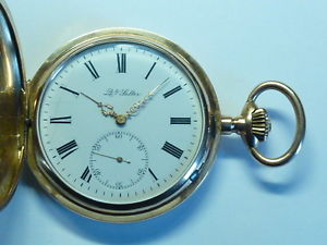 GOLD POCKET WATCH "SALTER".