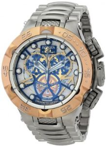 Invicta Men's 13737 Subaqua Analog Display Swiss Quartz Silver Watch