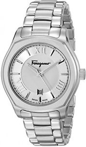 Salvatore Ferragamo Men's FQ1940015 Lungarno Analog Display Quartz Silver Watch