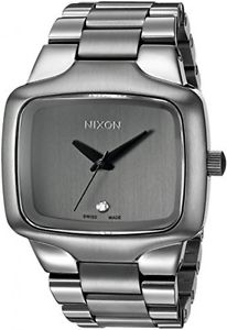 Nixon Men's A352-131-00 Player Automatic Analog Display Swi SS Automatic Grey