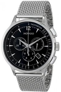 Movado Men's 0606803 Movado Circa Stainless Steel Watch With Mesh Band image 1