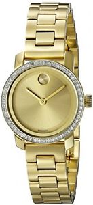 Movado Women's 3600215 Bold Analog Display Swiss Quartz Gold Watch