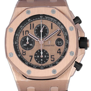 Audemars Piguet Royal Oak Offshore 42mm Rose Gold and Leather 26470OR.OO.A002CR.