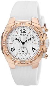 Alpina Women's AL350LWWW2AD4 Analog Display Swiss Quartz White Watch