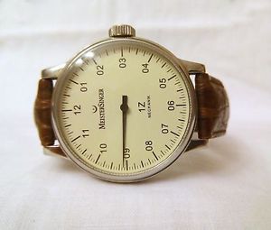 Very Rare MeisterSinger Mechanik Single Hand Watch