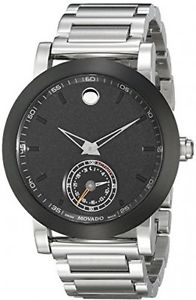 Movado Men's 0660001 Stainless Steel Smart Watch With Black Dial