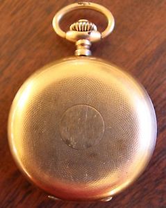 Pocket Watch Gold (56) 14 kt Audemars Freres 123,5 gr.