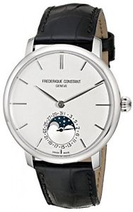 Frederique Constant Men's FC705S4S6 Slim-Line Stainless Steel Watch