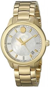 Movado Women's 0606980 Analog Display Swiss Quartz Gold Watch