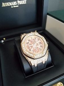 Audemars Piguet Royal Oak Offshore 18K Rose Gold with Diamonds! 120K Watch! 44MM