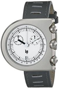 Lip Men's 1892522 Mach 2000 Chronograph Analog Display Swiss Quartz Grey Watch
