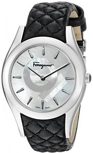 Salvatore Ferragamo Women's FG4060014 LIRICA Analog Display Quartz Black Watch