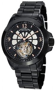 Stuhrling Original Men's 475.33OB41 Tourbillon Specter Limited Edition Black