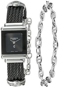 Charriol Women's 'St Tropez' Swiss Quartz Stainless Steel Dress Watch, (Model: