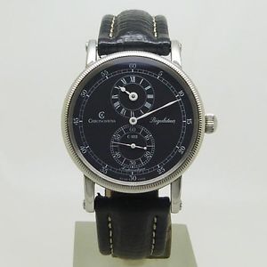 Chronoswiss Regulateur Ref CH1223 Swiss Automatic Steel Watch Black Excellent++