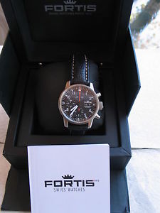 LBN MEN'S FORTIS CHRONOGRAPH,597.22.141.3,auto,SS,IN/OUT BOX/PAPER,ALL ORIGINAL