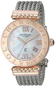 Charriol Women's 'Alexandre' Swiss Quartz Stainless Steel Dress Watch, (Model: