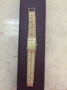 14k SOLID GOLD CRISTIAN GENEVA WATCH