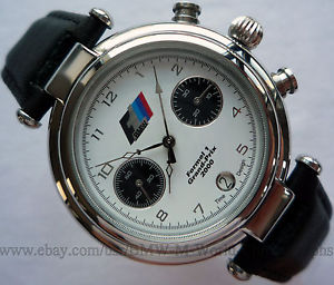 BMW M Power Motorsport Racing Formula Grand-Prix Hand Winding Chronograph Watch