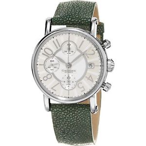 Chronoswiss Classic Green Leather Strap Automatic Chronograph Swiss Watch CH-752