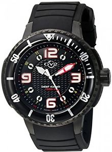 GV2 By Gevril Men's 8900 Termoclino Analog Display Quartz Black Watch