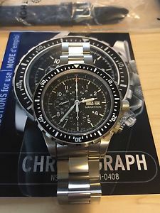 Brand NEW Marathon Swiss Made CSAR - 300m Automatic Pilots Chronograph Watch