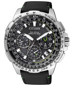 CITIZEN Uhr Eco-Drive Satellite Wave Herren-Chronograph Chrono CC9030-00E