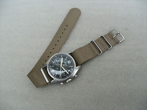 Vintage British Military CWC Chronograph Wristwatch image 1