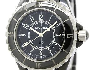 CHANEL J12 Ceramic Rubber Quartz Ladies Watch H0681 (BF108587)