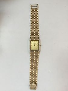 14k solid Cristian Geneva watch