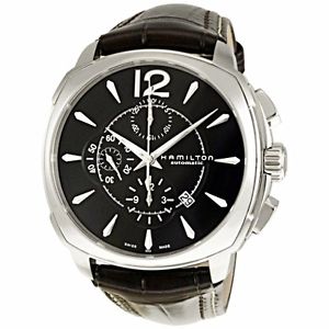NEW SWISS MADE HAMILTON JAZZMASTER CUSHION AUTOMATIC CHRONOGRAPH WATCH H36516535
