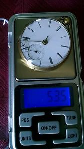 Fusee18K Yellow Gold English Pocket Watch.43mm.